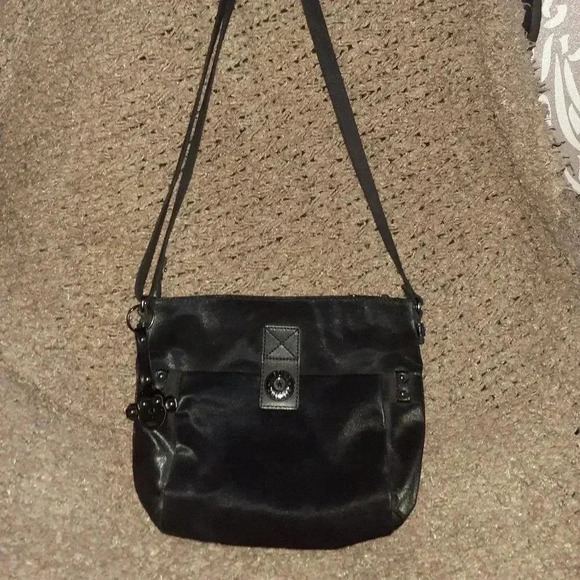 KIPLING-Black Coated Leah w/City Monkey